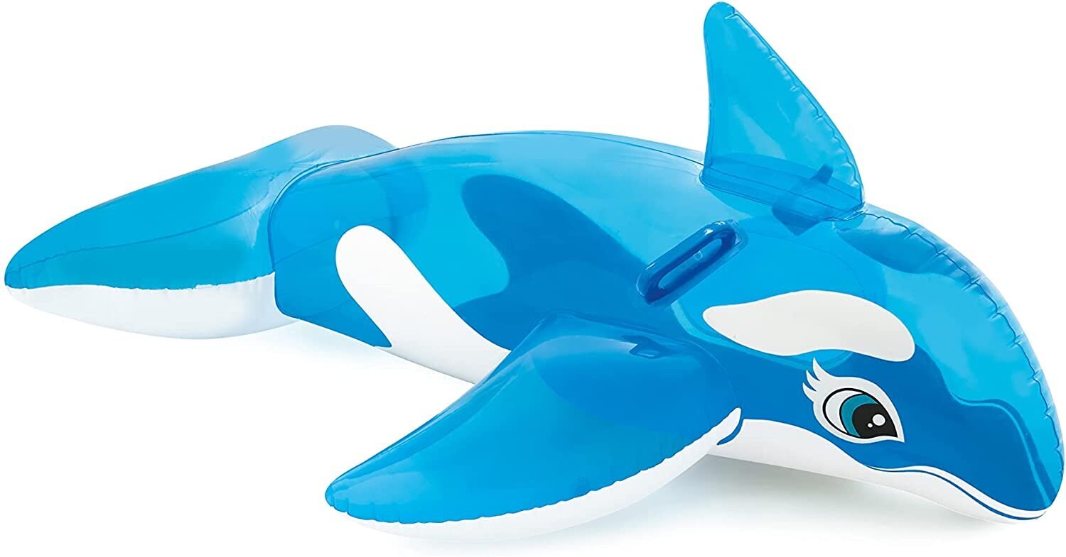 Piepūšamā rotaļlieta, Intex Lil Whale Ride-on цена и информация | Piepūšamās rotaļlietas un pludmales preces | 220.lv