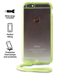 Puro Clear Cover Easy Photo iPhone 6|6S limonka+ smycz IPC647CLEARWLGRN цена и информация | Чехлы для телефонов | 220.lv