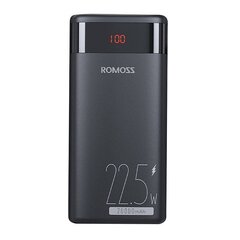 Romoss Внешний аккумулятор Romoss Ares 20PF, PD 22.5W, 20000mAh (черный) цена и информация | Зарядные устройства Power bank | 220.lv