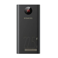 Powerbank Romoss PEA40PF 40000mAh, 22.5W (black) цена и информация | Зарядные устройства Power bank | 220.lv