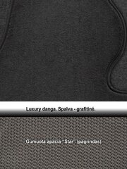 Paklājiņi ARS Škoda Superb / 2015-> Luxury cena un informācija | Tekstila paklājiņi pēc auto modeļiem | 220.lv