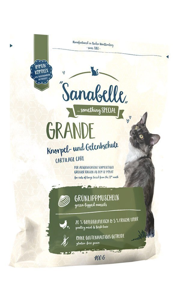 Bosch Petfood Sanabelle Grande 400g цена и информация | Sausā barība kaķiem | 220.lv
