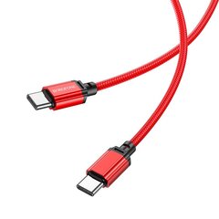 Borofone Cable BX87 Sharp - Type C to Type C - PD 60W 1 metre red цена и информация | Кабели для телефонов | 220.lv