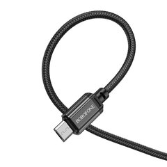 Borofone, USB-A/Micro USB, 1 m cena un informācija | Kabeļi un vadi | 220.lv