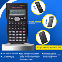 Школьный калькулятор для экзаменов, 12 разрядов, KK-82MS-B цена и информация | Канцелярия | 220.lv