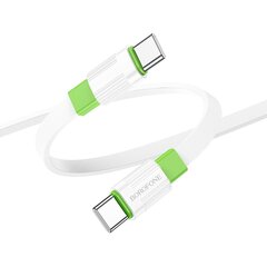 Borofone Cable BX89 Union - Type C to Lightning - PD 20W 1 metre white-green цена и информация | Кабели для телефонов | 220.lv