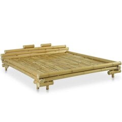 vidaXL gultas rāmis, bambuss, 180x200 cm цена и информация | Кровати | 220.lv