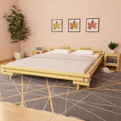 vidaXL gultas rāmis, bambuss, 180x200 cm цена и информация | Кровати | 220.lv