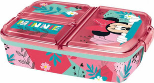 Minnie Mouse Sviestmaižu kastīte 19,5 x 16,5 x 6,7 cm cena un informācija | Trauki pārtikas uzglabāšanai | 220.lv