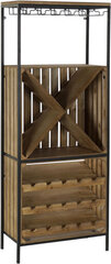 Dkd Home Decor pudeļu statīvs 60 x 30 x 160 cm цена и информация | Кухонные принадлежности | 220.lv