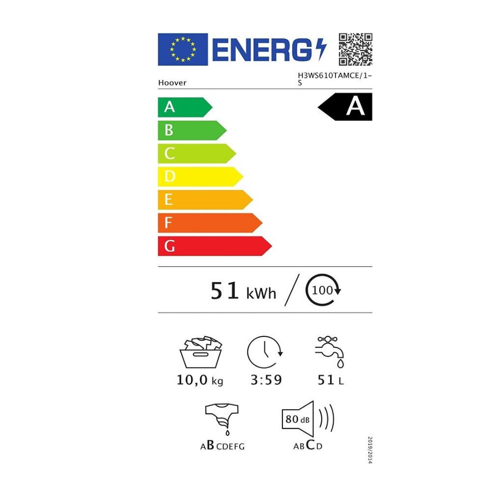 Hoover H3WS610TAMCE/1-S cena un informācija | Veļas mašīnas | 220.lv