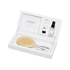 Щетка для волос BALMAIN HAIR Silver Spa Brush, серебристая цена и информация | Расчески, щетки для волос, ножницы | 220.lv