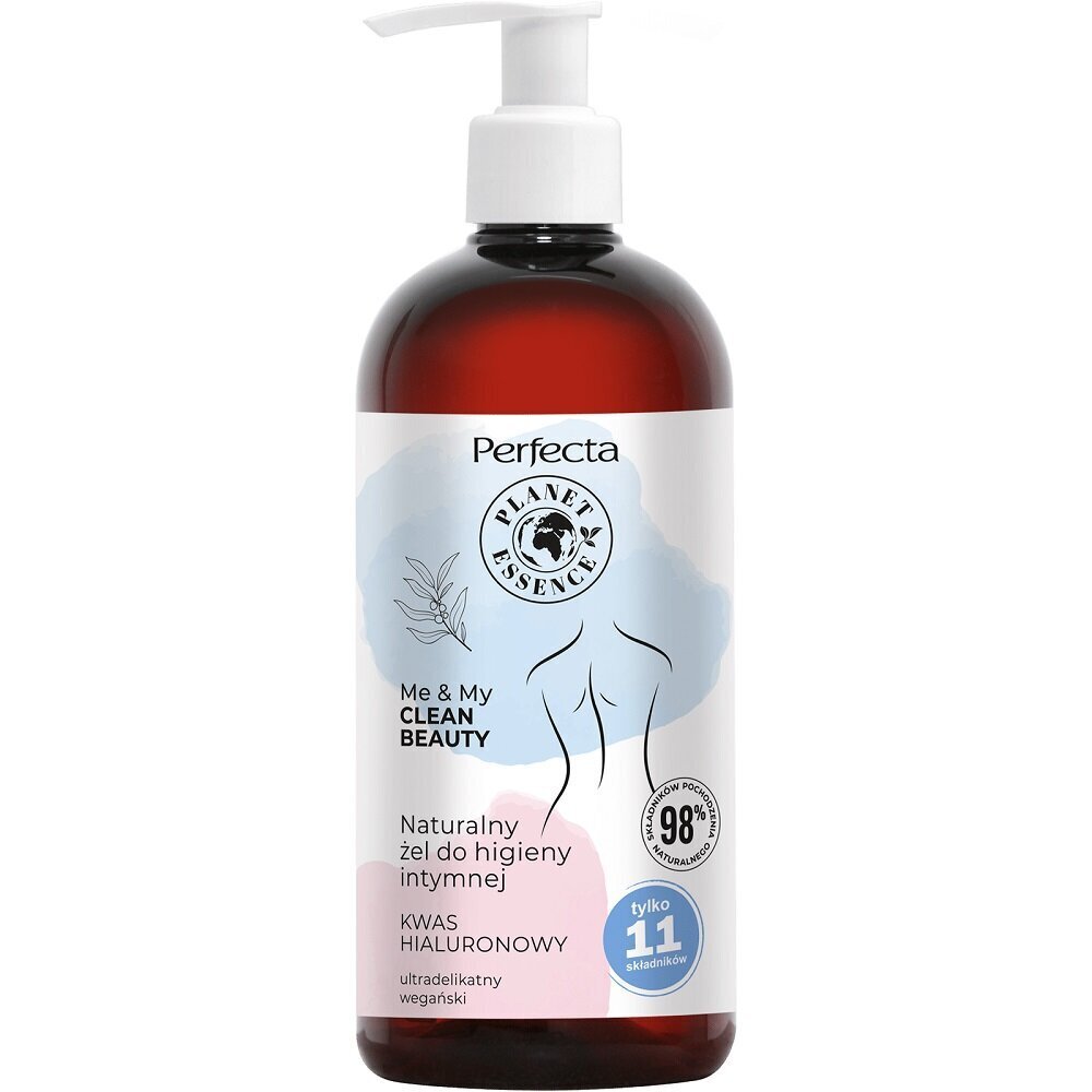 Intīmās higiēnas tīrīšanas līdzeklis ar hialuronu Perfecta Planet Essence Me & My Clean Beauty, 400 ml cena un informācija | Intīmās higiēnas līdzekļi | 220.lv