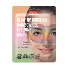 Гидрогелевая маска для кожи вокруг глаз Purederm Glow-Up Boosting Rainbow Gel Eye Zone, 8 г цена и информация | Маски для лица, патчи для глаз | 220.lv