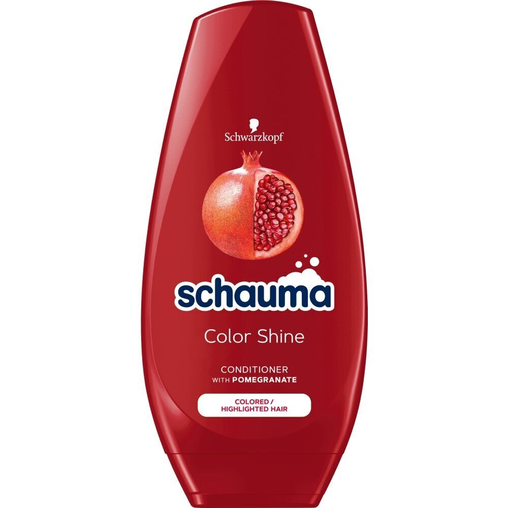 Kondicionieris plāniem un trausliem matiem Schauma Color Shine Granatas, 250 ml цена и информация | Matu kondicionieri, balzāmi | 220.lv