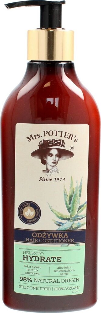 Kondicionieris sausiem matiem Hydrate Forte Sweeden Mrs Potters Triple Herb, 390 ml cena un informācija | Matu kondicionieri, balzāmi | 220.lv