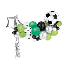 PartyDeco Balonu vītne Futbols, 150 x 126 cm cena un informācija | Svētku dekorācijas | 220.lv