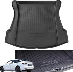 TLECTRIC auto bagāžnieka paklājiņš priekš Tesla Model 3, ūdensizturīgs, TPO, melns cena un informācija | Bagāžnieka paklājiņi pēc auto modeļiem | 220.lv