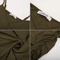LIUMILAC sieviešu kleita, tumši zaļa cena un informācija | Kleitas | 220.lv