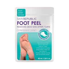 SKIN REPUBLIC Foot Peel kāju maska, 40 ml cena un informācija | Ķermeņa krēmi, losjoni | 220.lv