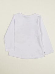 Женская короткая блуза в рубчик RUE PARIS, белая  цена и информация | Рубашки для девочек | 220.lv
