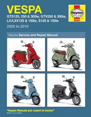 Vespa GTS, GTV, GT, LX, LXV, S, Primavera & Sprint (05 - 18) 3rd New edition cena un informācija | Ceļojumu apraksti, ceļveži | 220.lv