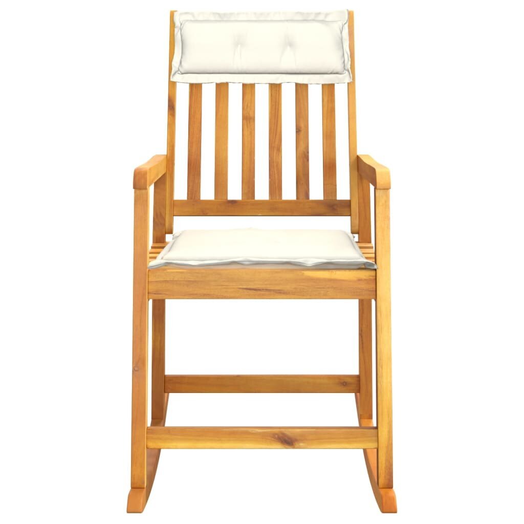 Šūpuļkrēsls ar matraci, 54x78x103 cm, brūns cena un informācija | Atpūtas krēsli | 220.lv