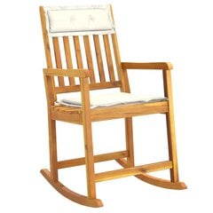 Šūpuļkrēsls ar matraci, 54x78x103 cm, brūns cena un informācija | Atpūtas krēsli | 220.lv