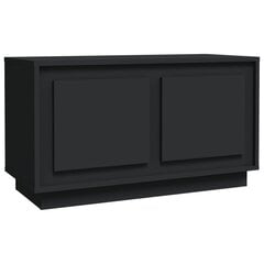 TV galdiņš vidaXL, 80x35x45 cm, melns cena un informācija | TV galdiņi | 220.lv