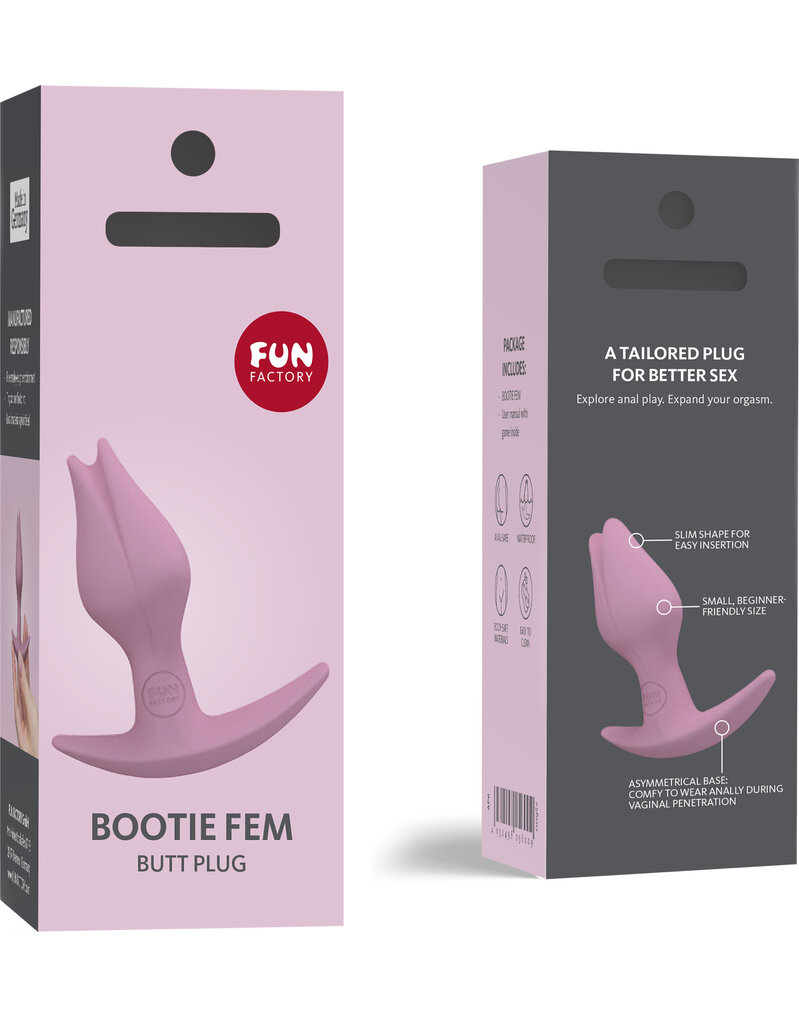 Анальный пробка Fun Factory Bootie Fem Розовый цена | virs18.220.lv