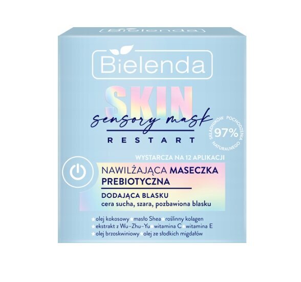 Bielenda Skin Restart mitrinoša, atjaunojoša sejas maska, 50 ml cena un informācija | Sejas maskas, acu maskas | 220.lv