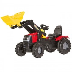 Pedāļu traktors FarmTrac Case ar kausu cena un informācija | Rotaļlietas zēniem | 220.lv