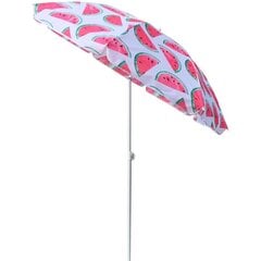 Pludmales un balkona lietussargs 160 cm melone цена и информация | Зонты, маркизы, стойки | 220.lv