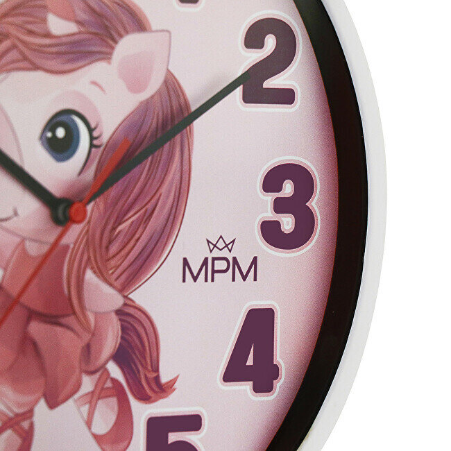 Prim Bērnu sienas pulkstenis MPM Unicorn E01M.4266.00 cena un informācija | Pulksteņi | 220.lv