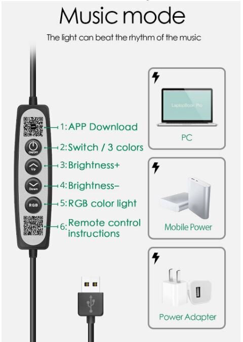 Smart LED galda lampa ar Bluetooth APP cena un informācija | Galda lampas | 220.lv