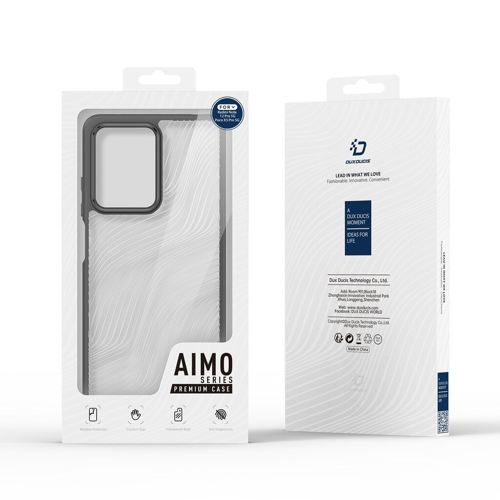 Maciņš Dux Ducis Aimo Xiaomi Redmi Note 12 Pro 5G/Poco X5 Pro 5G cena un informācija | Telefonu vāciņi, maciņi | 220.lv