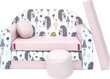 Izvelkamais bērnu dīvāns/gulta Welox AX1, pelēks цена и информация | Sēžammaisi, klubkrēsli, pufi bērniem | 220.lv