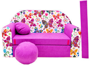 Izvelkamais bērnu dīvāns/gulta Welox cena un informācija | Sēžammaisi, klubkrēsli, pufi bērniem | 220.lv