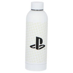 Питьевая бутылка PlayStation, 500 мл, белого цвета  цена и информация | Бутылки для воды | 220.lv