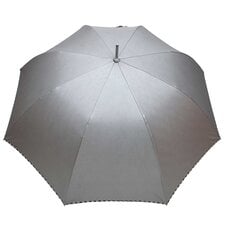 Автоматический зонт, серебристый металлик цена и информация | Женские зонты | 220.lv