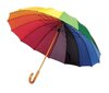Dāmu lietussargs varavīksnes krāsās cena un informācija | Lietussargi sievietēm | 220.lv