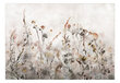 Fototapetes ar instrumentu un tapešu līmi - Akvareļu pļava (bēšos toņos), 350x256 cm цена и информация | Fototapetes | 220.lv