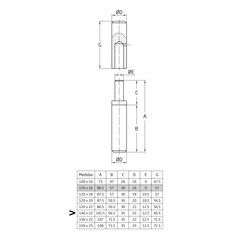 Eņģe 5, 140*22mm, metināšanai, ar gultni, 2 gab. цена и информация | Дверные петли и другие принадлежности | 220.lv