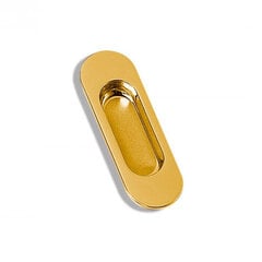 Rokturis bīdāmām durvīm 3922-100, 110mm, apzeltīts, 4 gab. cena un informācija | Durvju rokturi | 220.lv