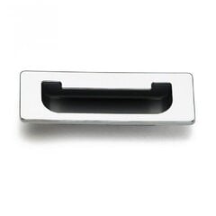 Ручка для раздвижных дверей 3900-413, 110мм, хром+краска, 4 шт. цена и информация | Дверные ручки | 220.lv