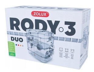 Būris Zolux Rody 3 Duo, 41 x 27 x 40,5 cm cena un informācija | Būri un aksesuāri grauzējiem | 220.lv
