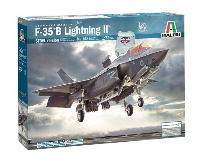 Italeri - Lockheed Martin F-35B Lightning II, 1/72, 1425 cena un informācija | Kolekcionējamie modeļi | 220.lv