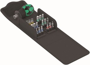 Wera Kraftform Kompakt mini ручка и биты SL+PH+PZ+TORX+HEX набор 19 шт. цена и информация | Механические инструменты | 220.lv