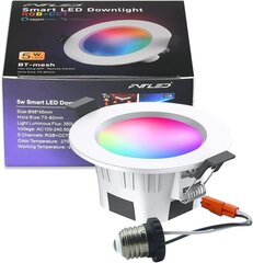 FVTLED LED griestu gaismas prožektors 5 W aptumšojams Bluetooth cena un informācija | Iebūvējamās lampas, LED paneļi | 220.lv
