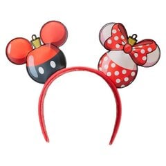 Loungefly Disney Mickey & Minnie Ziemassvētku galvas stīpiņa cena un informācija | Bērnu aksesuāri | 220.lv